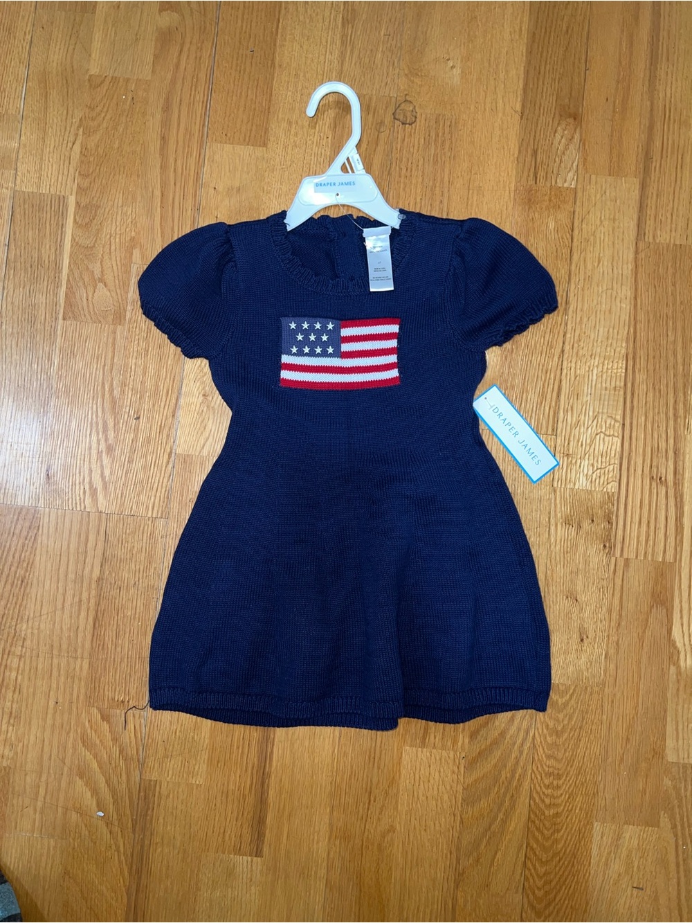 Draper James Knit Dress with Flag Patch